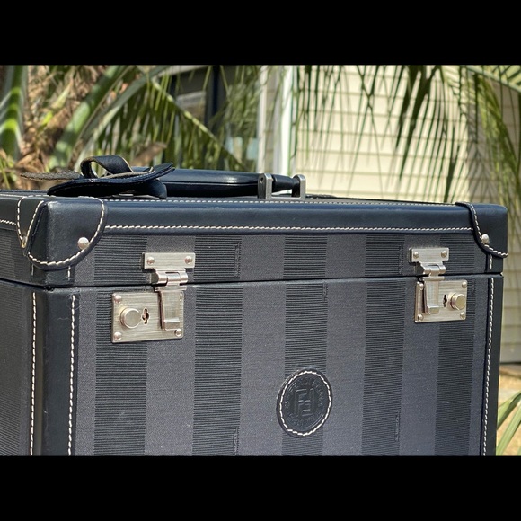 Fendi Train Case, RARE Vintage🧳Travel🧳Italy🇮🇹 - Picture 5 of 16